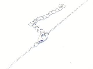 collar plata 925mm con piedra con circonita 19 5cm