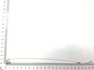 collar plata 925mm con piedra con circonita 19 5cm