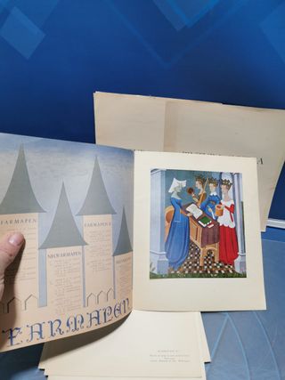 Laminas coleccionables, PINTURA GÓTICA, PINTURA PERSA, cepa, 1963