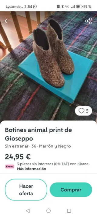 Botines de mujer beige y negro