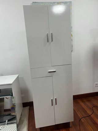 Armario baño blanco 1,80x60x30