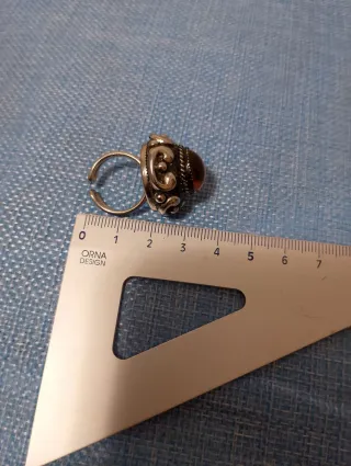 Anello vintage simil ambra