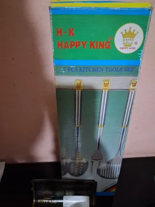 Set 7 Utensili Cucina Acciaio Inox