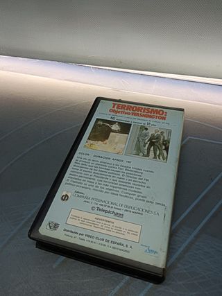 pelicula en VHS , TERRORISMO: OBJETIVO WASHINGTON