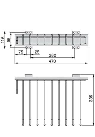Colgador Pantalones Armario