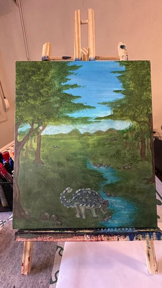 Cuadro Lienzo Noche Estrellada y Mar