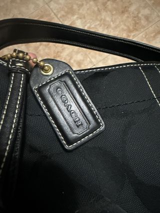 Bolso Coach Negro Vintage