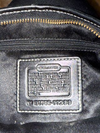 Bolso Coach Negro Vintage