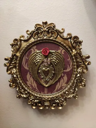 Marco Ex Voto alas de Ángel Dorado