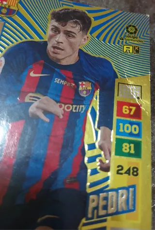 Lewandowski Balón Oro y Pedri Adrenalyn XL 22 23