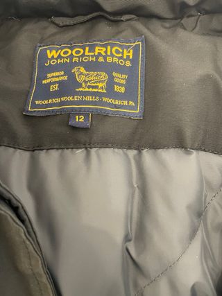Woolrich taglia 12