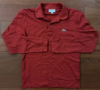 Polo Lacoste Manga Larga Vintage