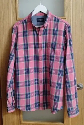 Camisa cuadros Pull&Bear Talla L