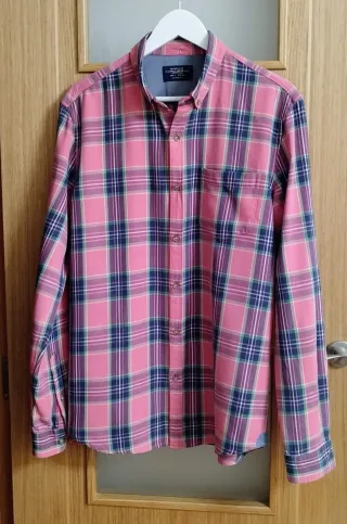 Camisa cuadros Pull&Bear Talla L