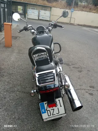 Moto Custom Manual Negra