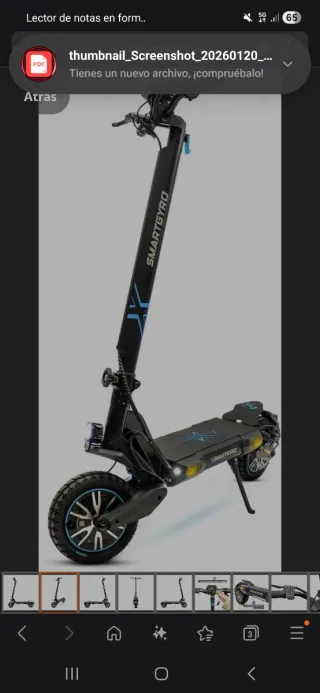 Patinete Eléctrico Smartgyro Crossover Dual Max LR