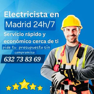 Electricista Madrid 24h/7 Urgente