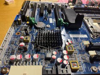 Placa base HP Z640 averiada