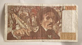 Banconota 100 Franchi Francia 1989