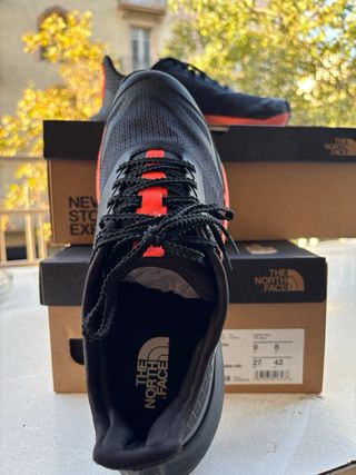 The North Face Calzado Montaña HombreNegro/Naranja