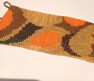 Bracciale donna con perline fatto a mano