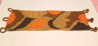 Bracciale donna con perline fatto a mano