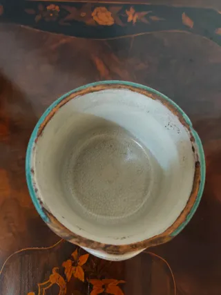 Vecchio vaso ceramica Caltagirone