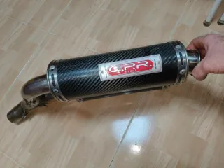 Silencioso Doble Carbono Moto