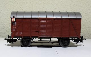 MARKLIN 4506. VAGON CON FAROLES COLA INTERMITENTES