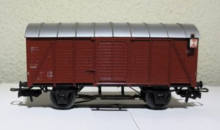 MARKLIN 4506. VAGON CON FAROLES COLA INTERMITENTES