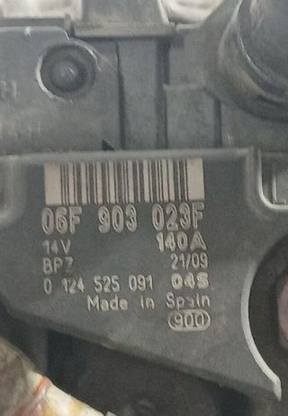 Seat 145608 alternador 06f903023f leon (1p1) 1.9