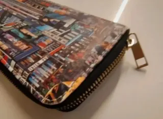 Portafoglio donna grande multicolor nuovo