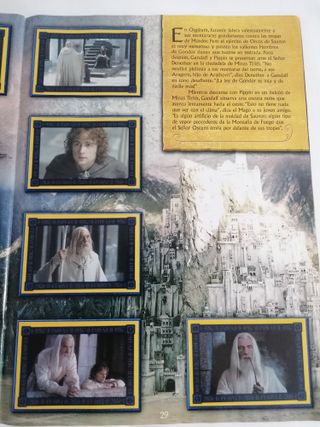 El Señor de los Anillos: Álbum de Cromos