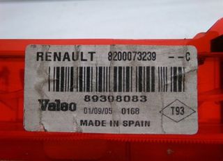 Piloto central 8200073239 renault scenic 1.5 97049
