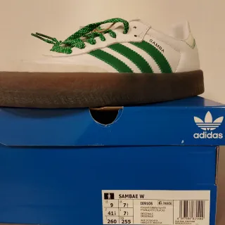 Adidas Sambae W Bianche/Verdi Tg 41.5