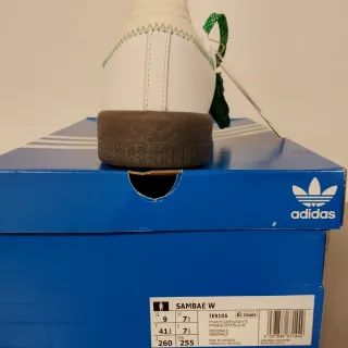 Adidas Sambae W Bianche/Verdi Tg 41.5