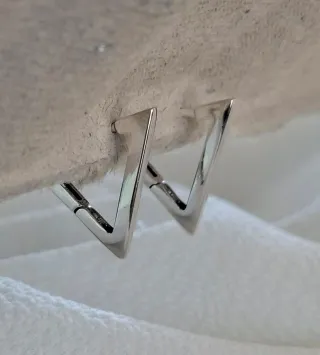 Pendientes Triángulo Plata de Ley S925