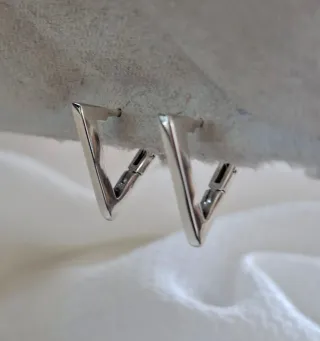 Pendientes Triángulo Plata de Ley S925