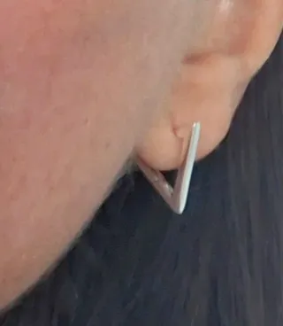 Pendientes Triángulo Plata de Ley S925