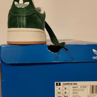 Adidas Campus 00s Verde/Bianco Taglia 42 2/3