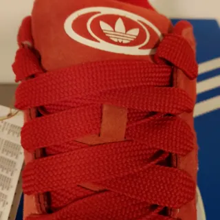 Adidas Campus 00s Rosso Bianco Taglia 41 1/3