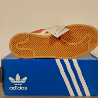 Adidas Campus 00s Rosso Bianco Taglia 41 1/3