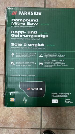 Sierra ingletadora Parkside
