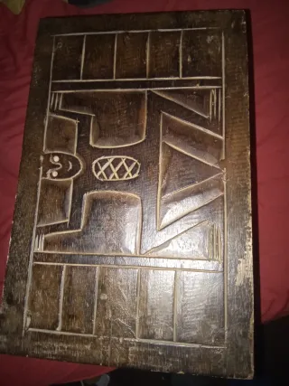 Cajonera africana madera 3 cajones