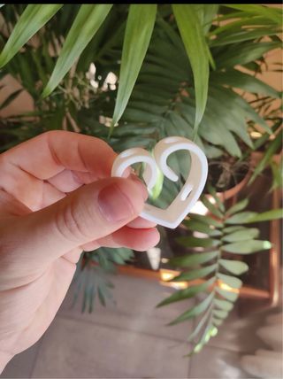 Ayuda para palillos chinos con corazón