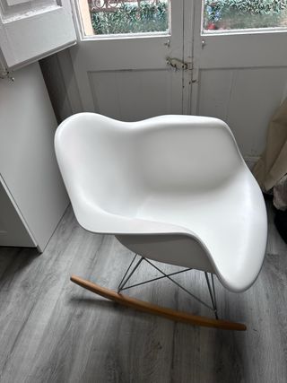 Silla Lactancia Blanca, mecedora.