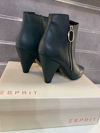 Tronchetti donna Esprit pelle verdi