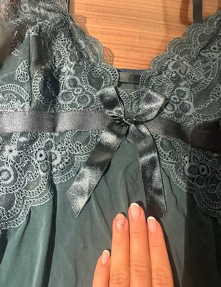 Conjunto lencería Promise verde