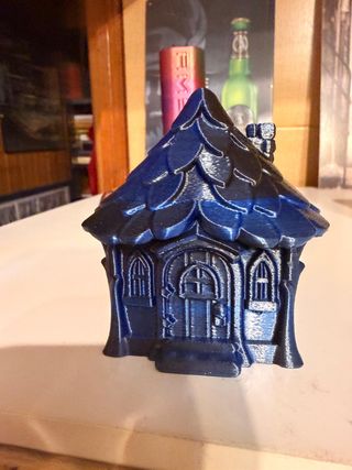 Casetta 3D Decorativa Blu