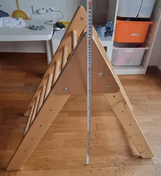Triángulo de escalada infantil madera